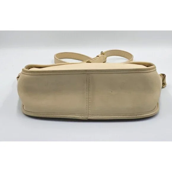 Vintage Coach Women's Bone Leather City Bag 9790 Crossbody Shoulder Bag 2419 - Picture 8 of 13